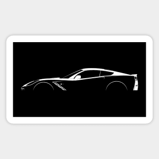 Chevrolet Corvette Stingray (C7) Silhouette Sticker